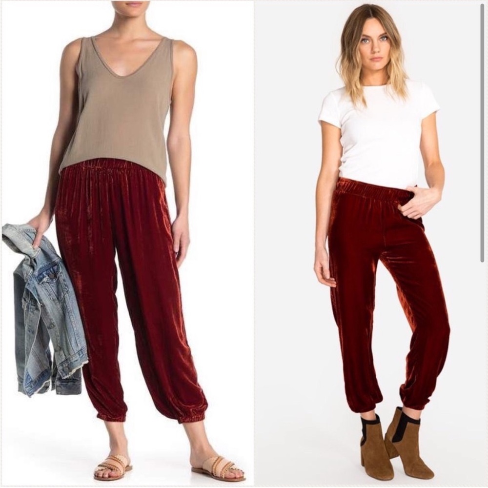SOLD Johnny Was Aurora Velvet Jogger Pants - Picture 3 of 8